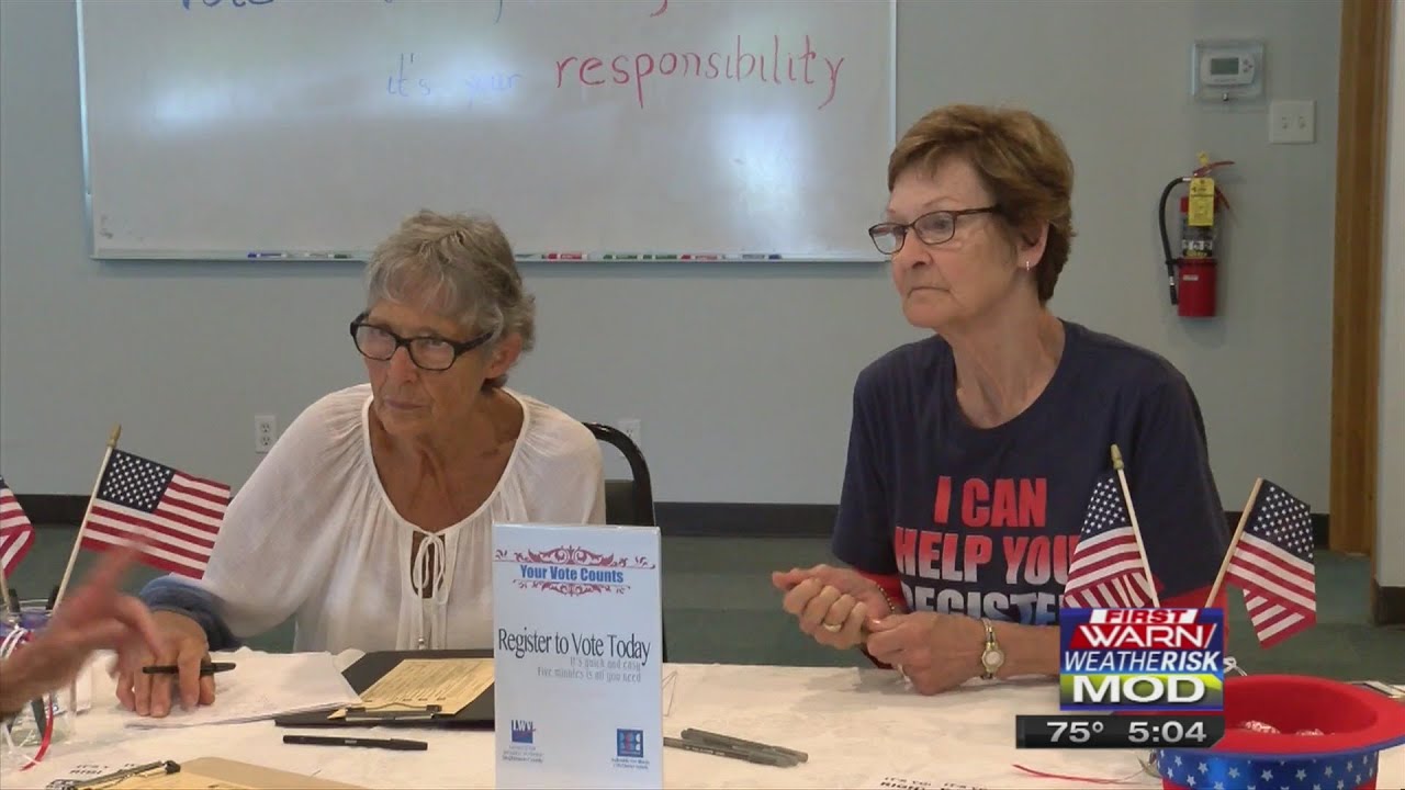 Freeport civic group holds voter registration drive