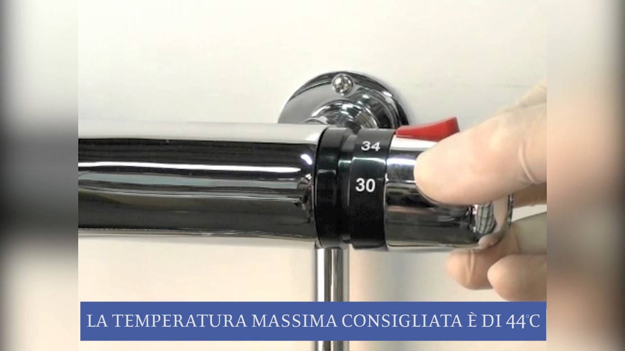 Procedura di Taratura per Docce Hudson Reed con Miscelatore Termostatico Esterno