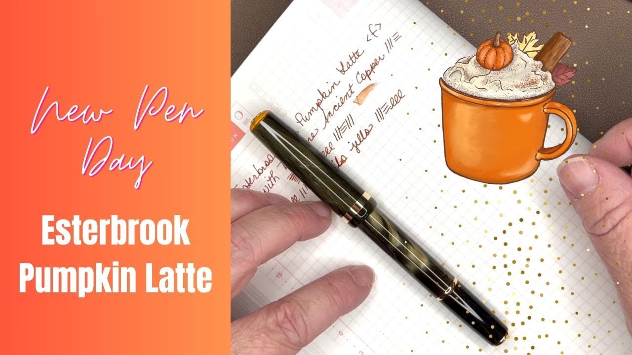 New Pen Day // Fountain Pen Day 2023 // Esterbrook JR Pumpkin Latte