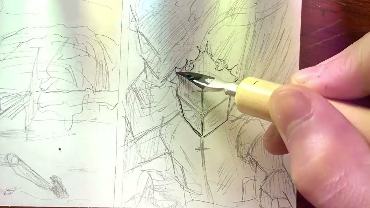 Sketch to Line Art | Character Drawing