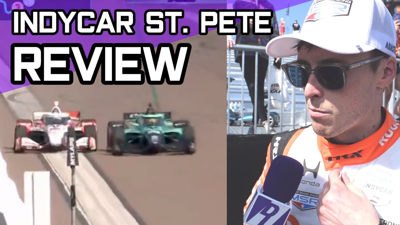 Ericsson vs Armstrong Post Race Reaction - IndyCar in St. Pete Race Report