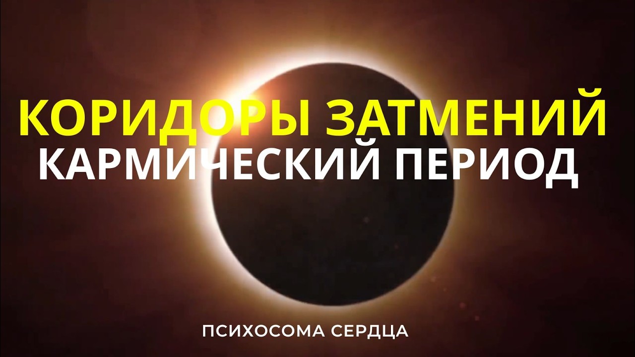 КОРИДОРЫ ЗАТМЕНИЙ 2026 ГОДА | КАРМИЧЕСКИЙ ПЕРИОД: ЧТО ДЕЛАТЬ?