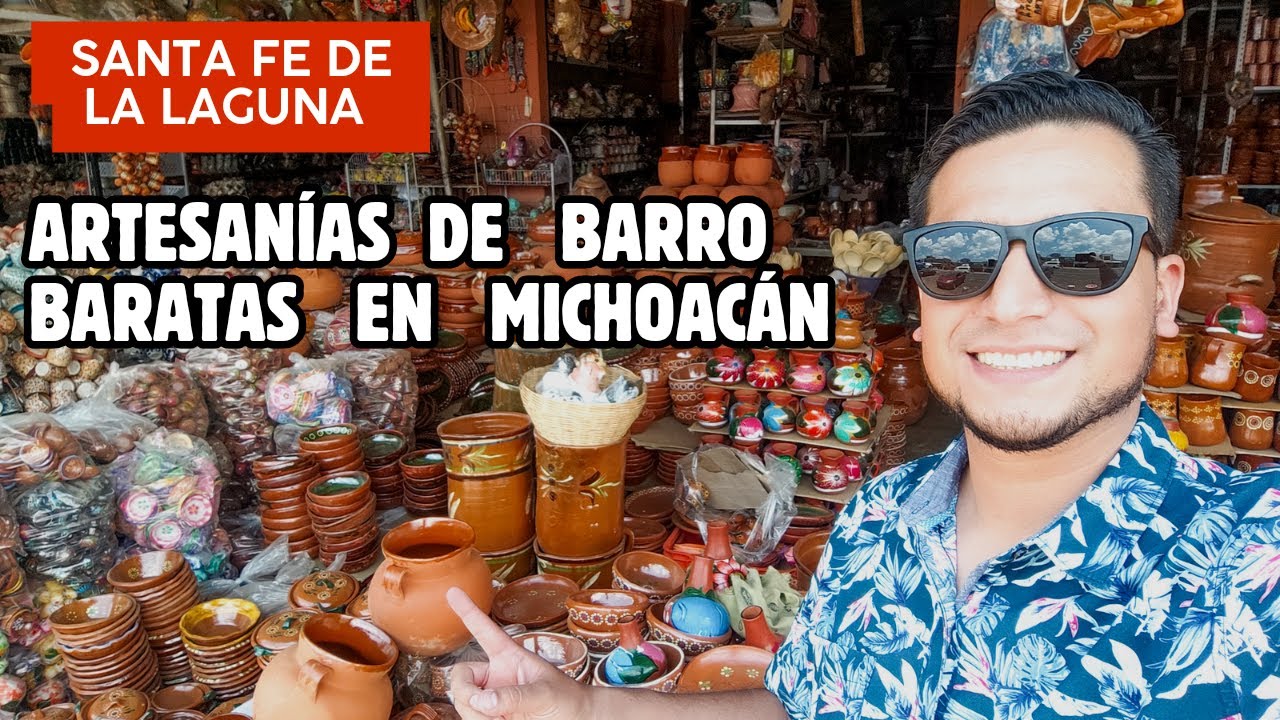 ARTESANÍAS de Barro BARATAS en Santa Fé de la Laguna MICHOACÁN