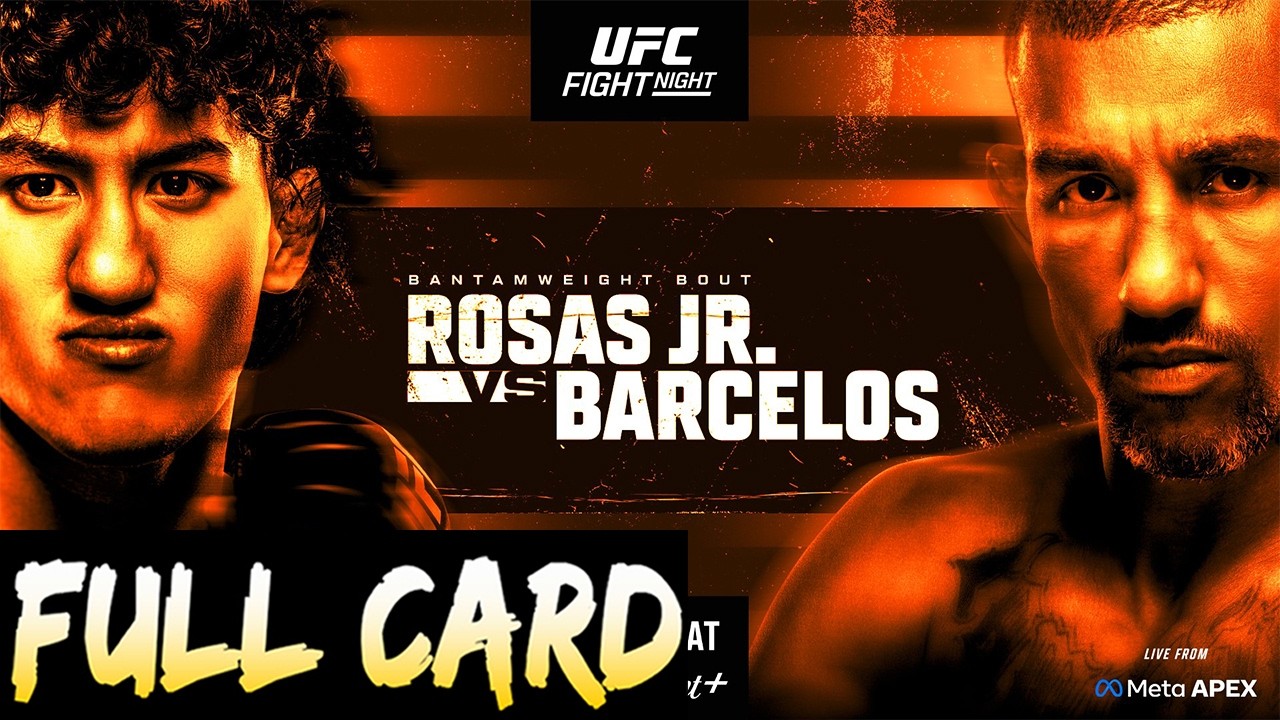 UFC Vegas 121: Прогнозы, Росас-мл. против Барселоса, полный разбор ставок на турнир