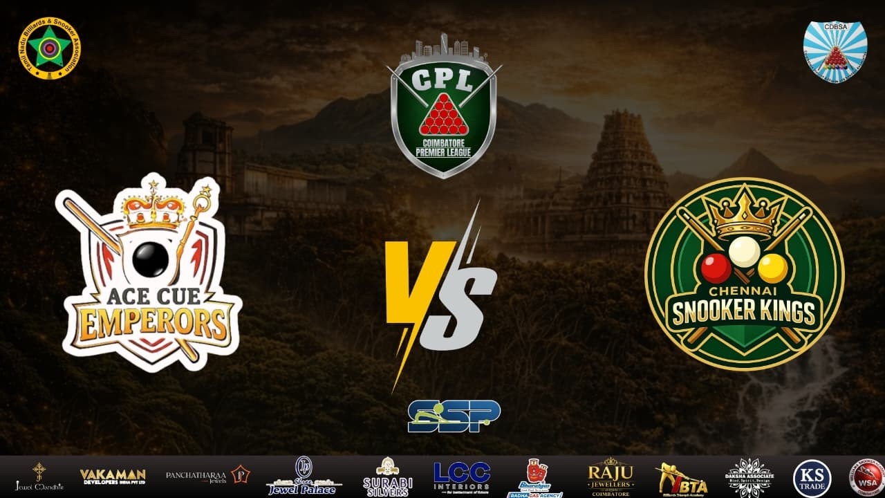 Chennai Snooker Kings Vs Ace Cue Emperors - Group Stage