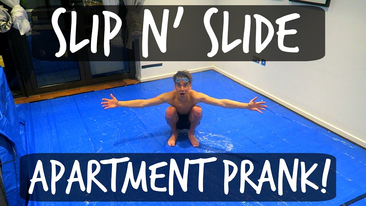 ШАЛОСТЬ В КВАРТИРЕ «SLIP 'N' SLIDE»!