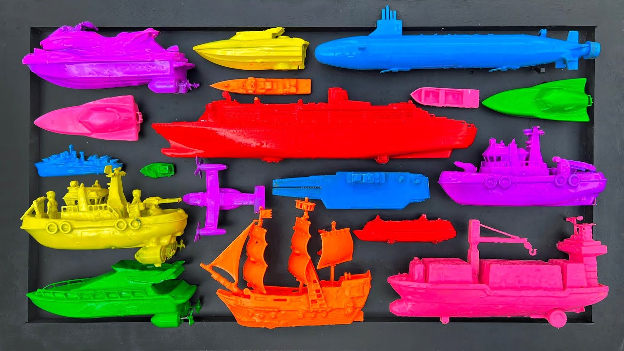 Cleaning the World's Largest Ship Toys, Ocean Ships, Submarines, Ferries, Cruise Ships