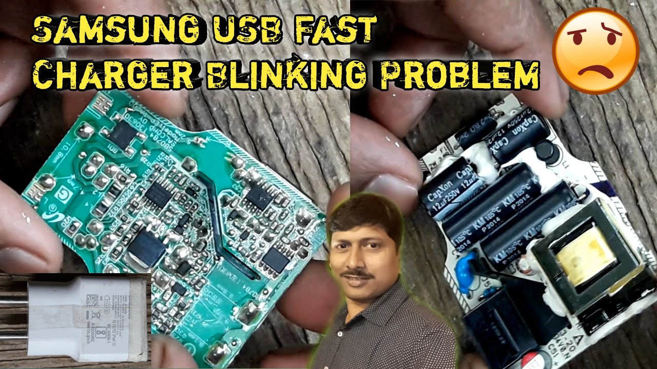Samsung Phone USB Fast Charger Blinking Problem Solution | 5Volt 2A Charger Blinking Problem solve