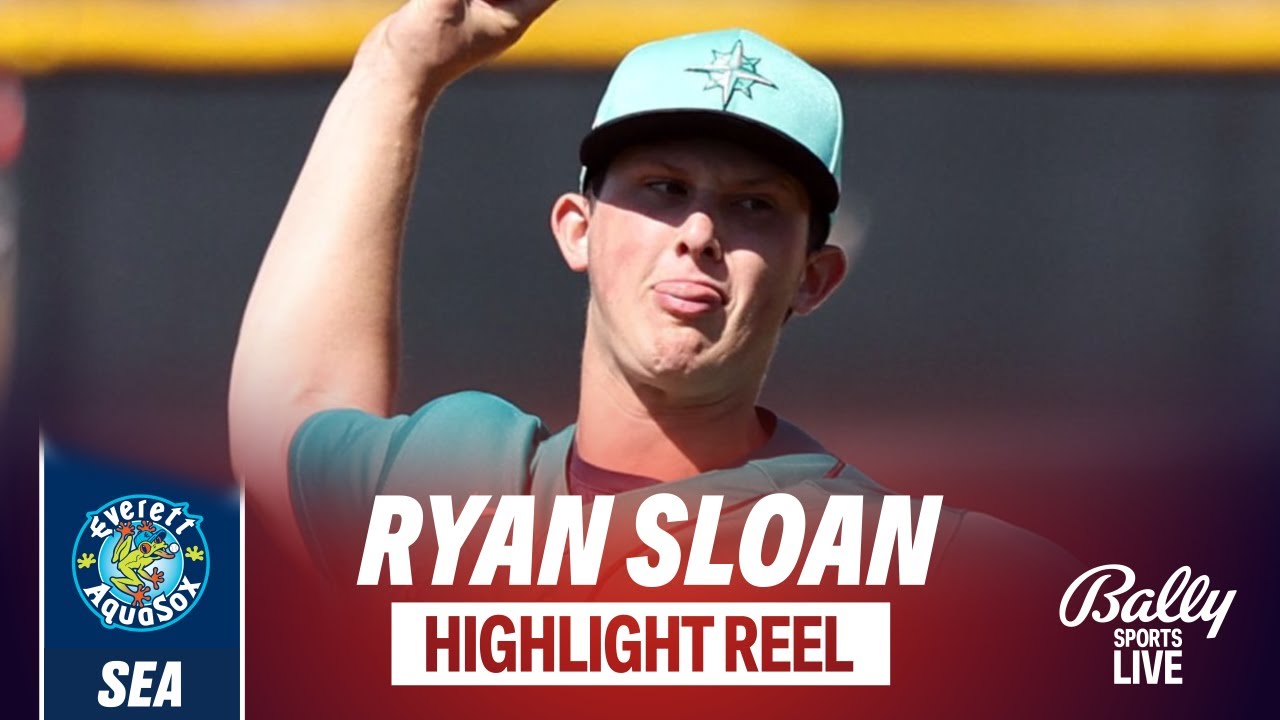 Mariners RHP Ryan Sloan 2025 Minor League Baseball Highlights | Bally Sports Live