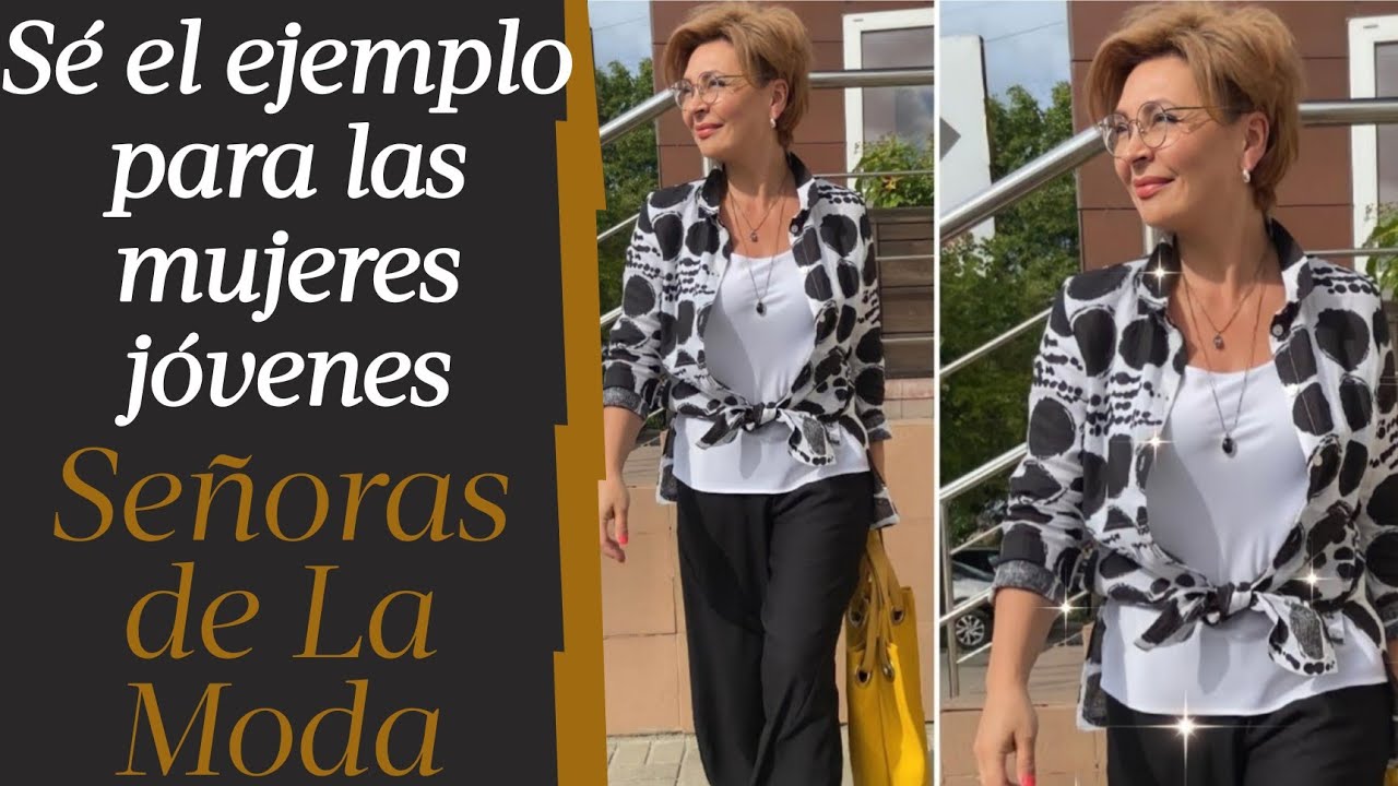 CÓMO VESTIR Y LUCIR BELLA A LOS 50 60 Y 70 AÑOS MODA PARA MUJERES MAYORES