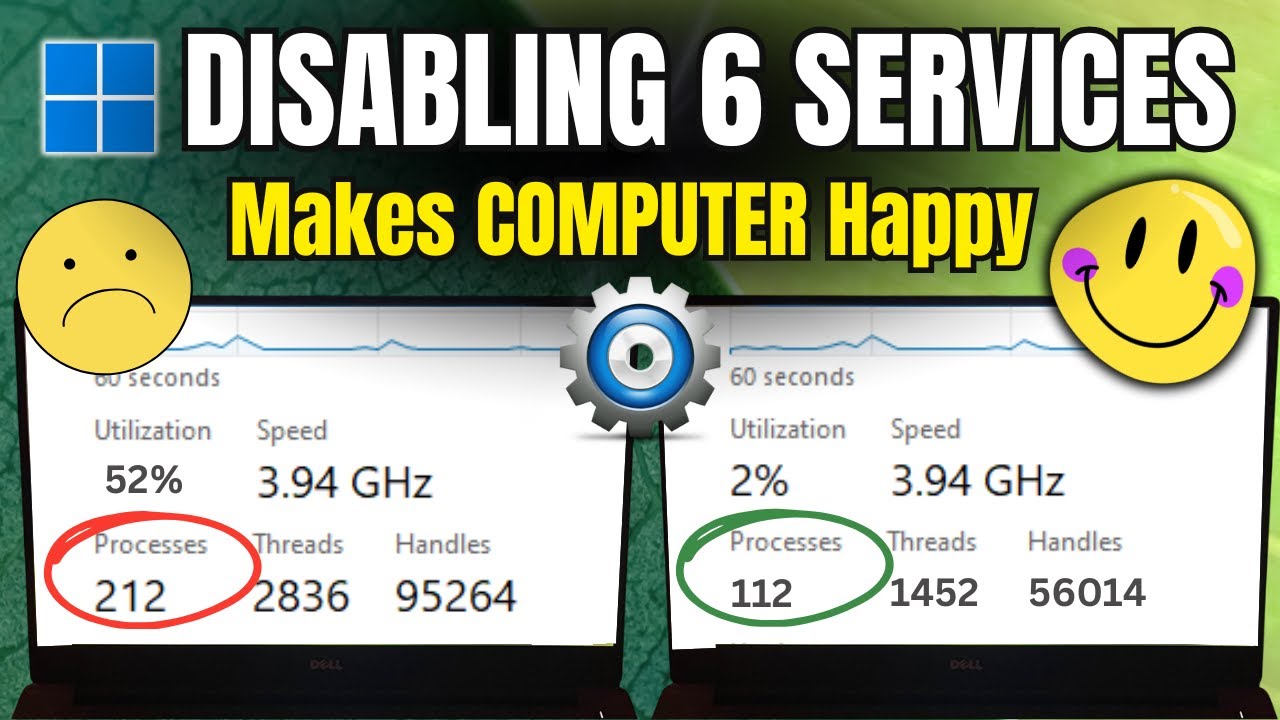 My PC is so 😀HAPPY After Disabling These 6 WINDOWS SERVICES