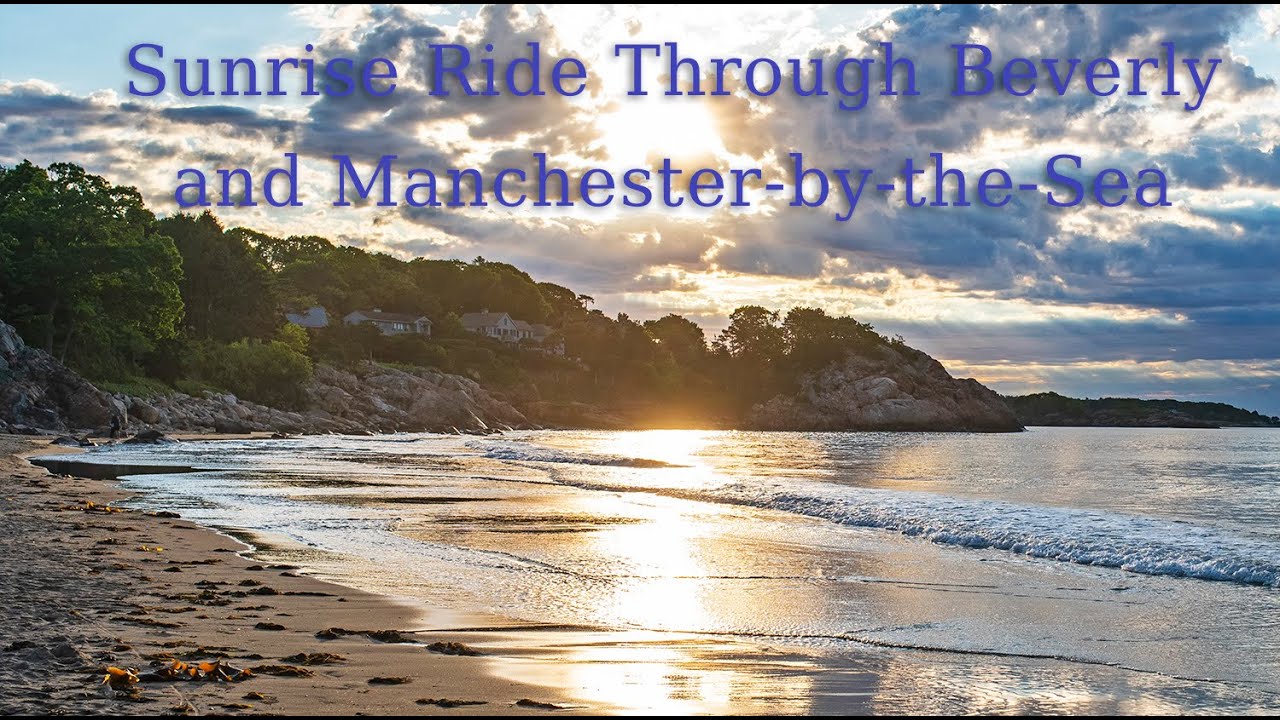 Morning Bike Ride: Pride's Crossing to Singing Beach via Tuck's Point. 4k 60 FPS