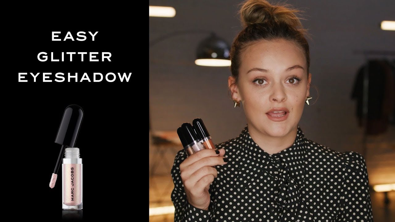 Easy Glitter Eyeshadow Look with New See-quins Glam Glitter Liquid Eyeshadow | Marc Jacobs Beauty