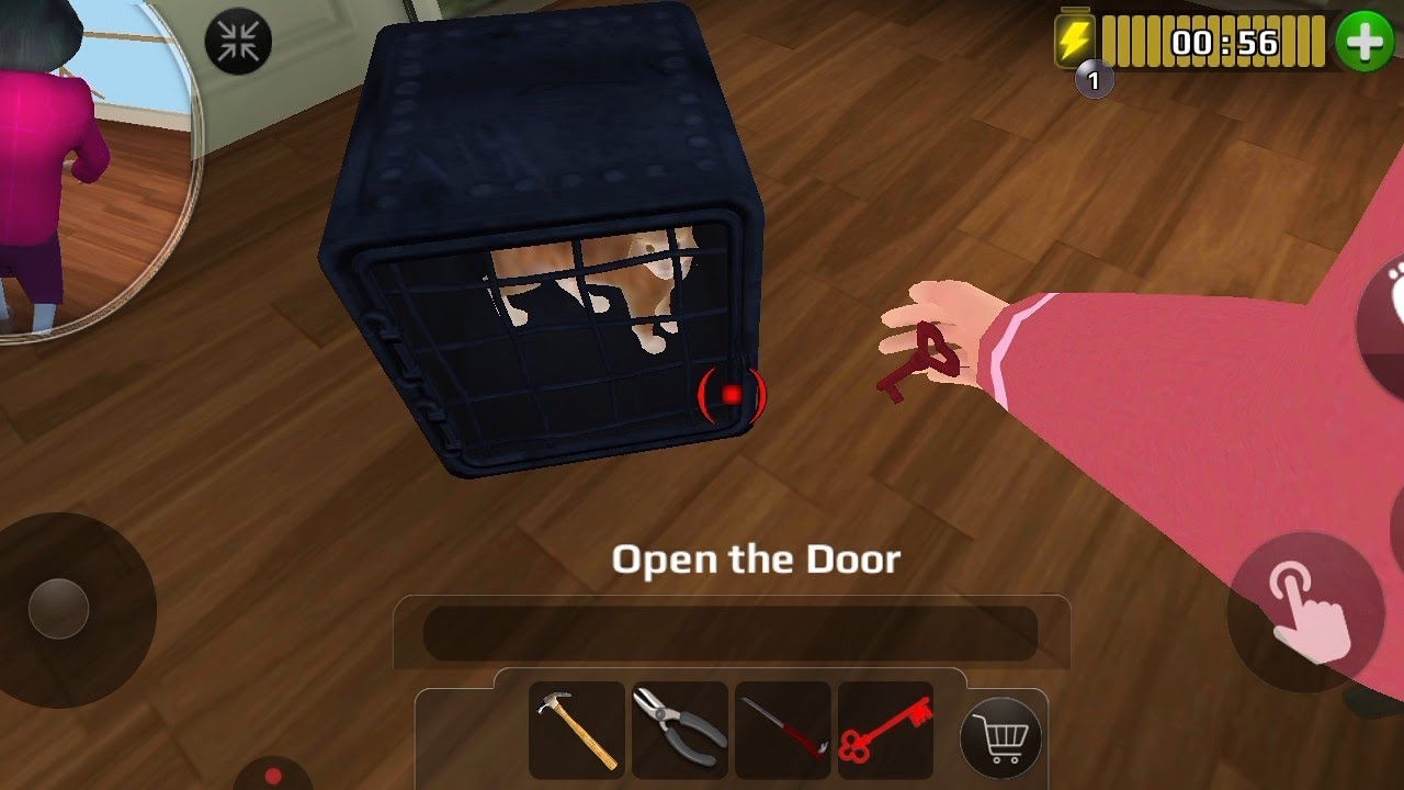 FREE THE CAT FROM MISS T ON SCARY TEACHER 3D #trending 