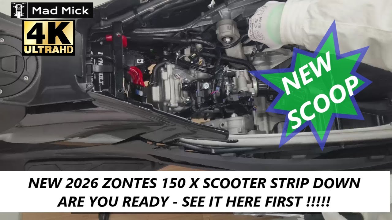 НОВЫЙ СКУТЕР ZONTES 150 X 2026 ГОДА: РАЗБОРКА. ВЫ ГОТОВЫ?