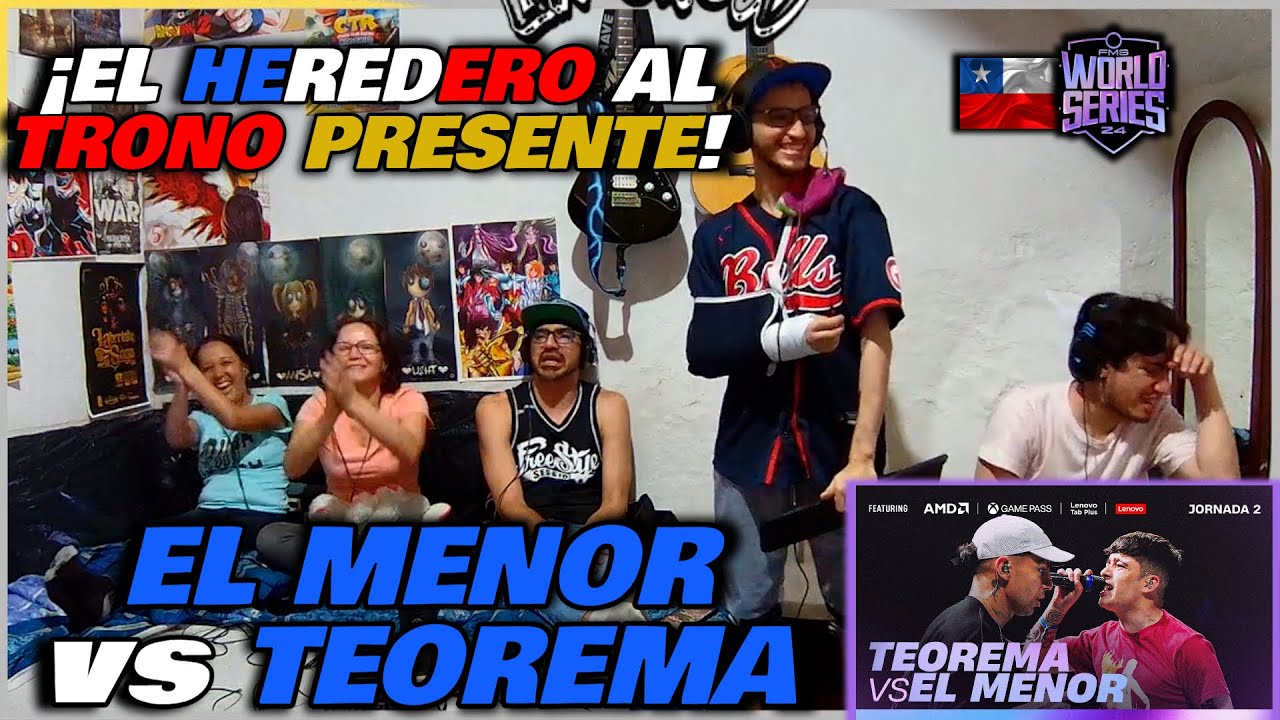 🔴COLOMBIANOS REACCIONAN a EL MENOR vs TEOREMA - ¡EL HEREDERO AL TRONO! [FMS WORLD SERIES SUPERLIGA]