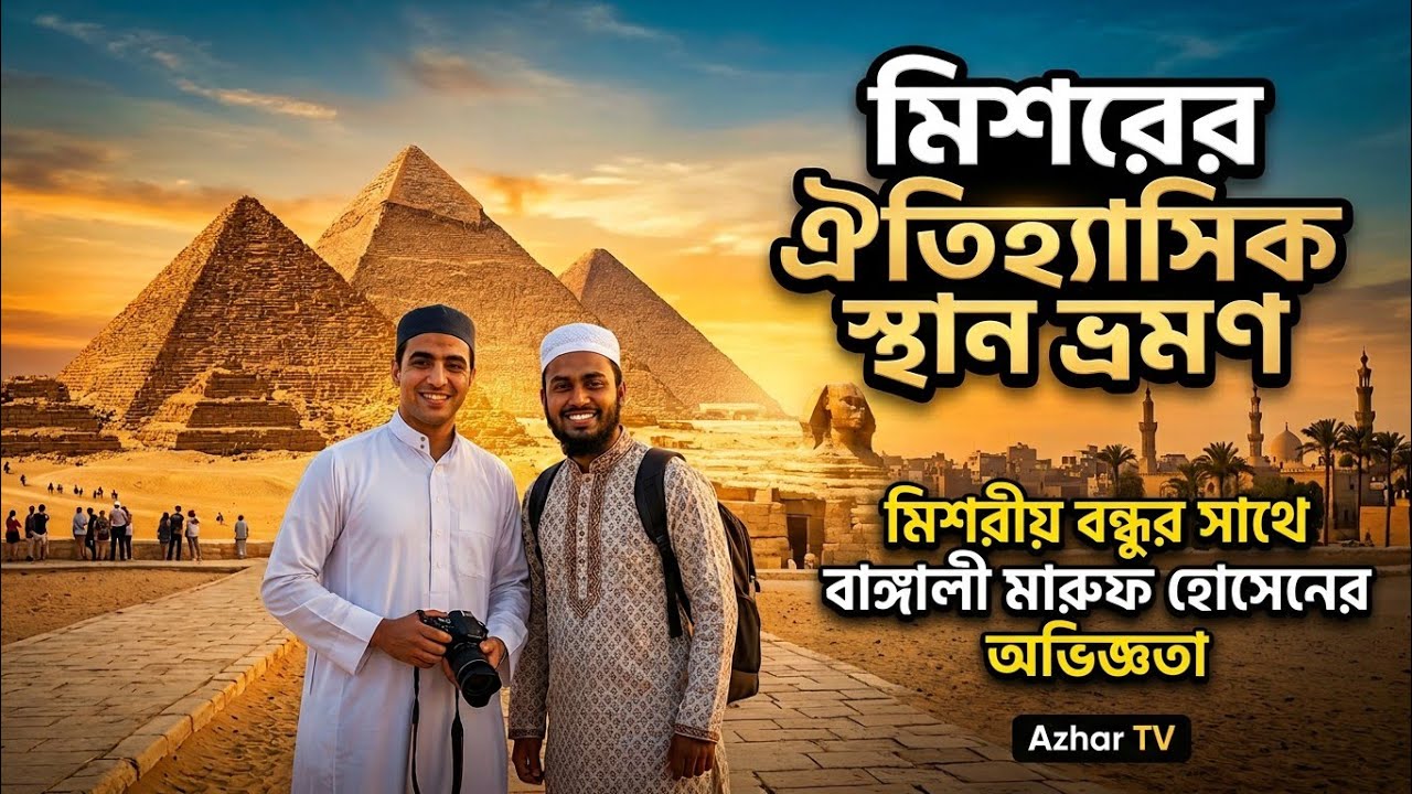 মিশরের ঐতিহাসিক স্থান ভ্রমণ | মিশরীয় বন্ধুর সাথে বাঙ্গালী মারুফ হোসেনের অভিজ্ঞতা