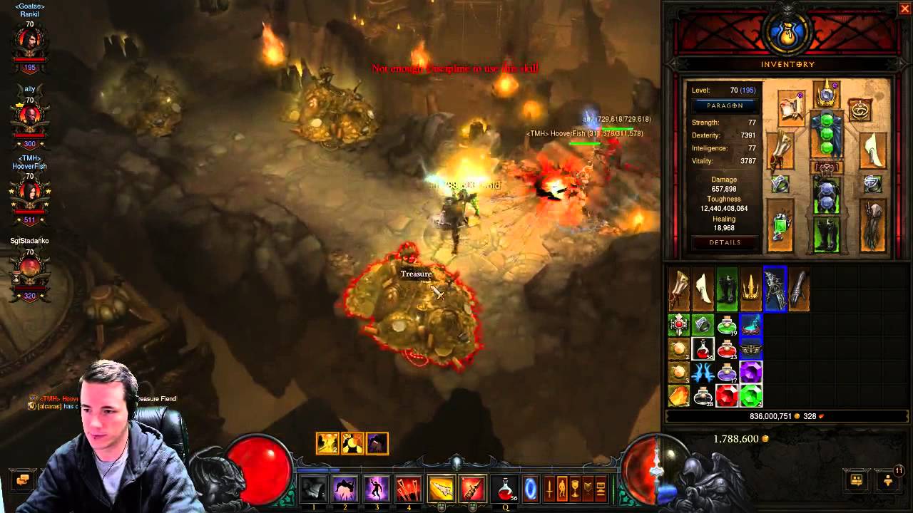 Diablo 3: Reaper of Souls - 2.1 PTR - Greed's Domain! 100M+ Gold in less than 5 minutes!