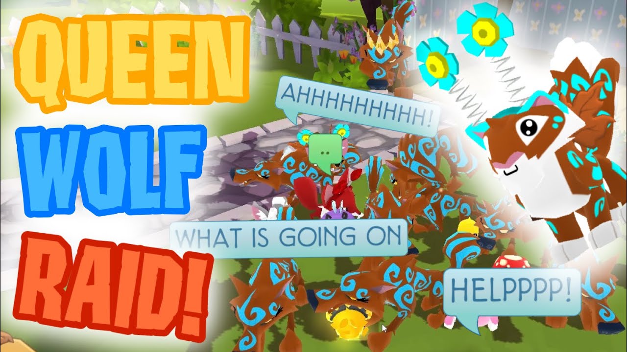 QUEEN WOLF INVASION *RAIDERS!* 😱