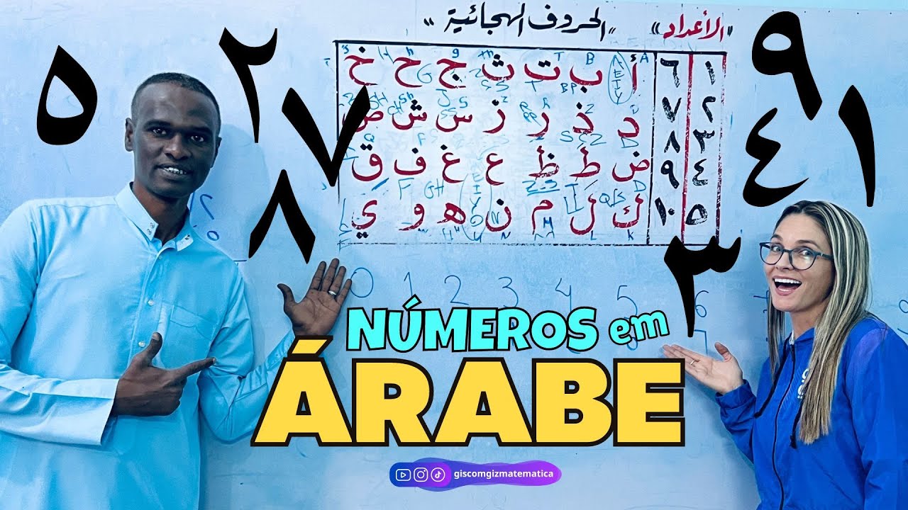 N&Uacute;MEROS EM &Aacute;RABE DE 0 A 9 | COMO SE ESCREVE E PRONUNCIA OS N&Uacute;MEROS &Aacute;RABES