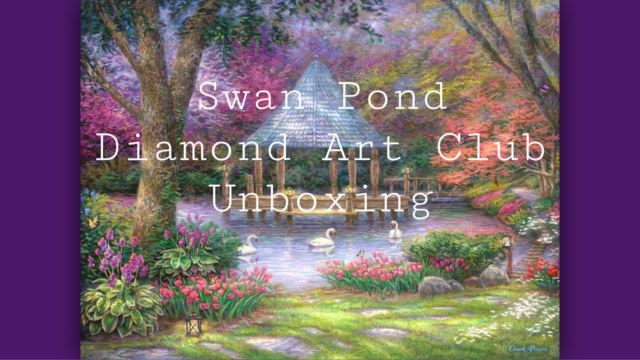 Diamond Art Club Unboxing: Swan Pond