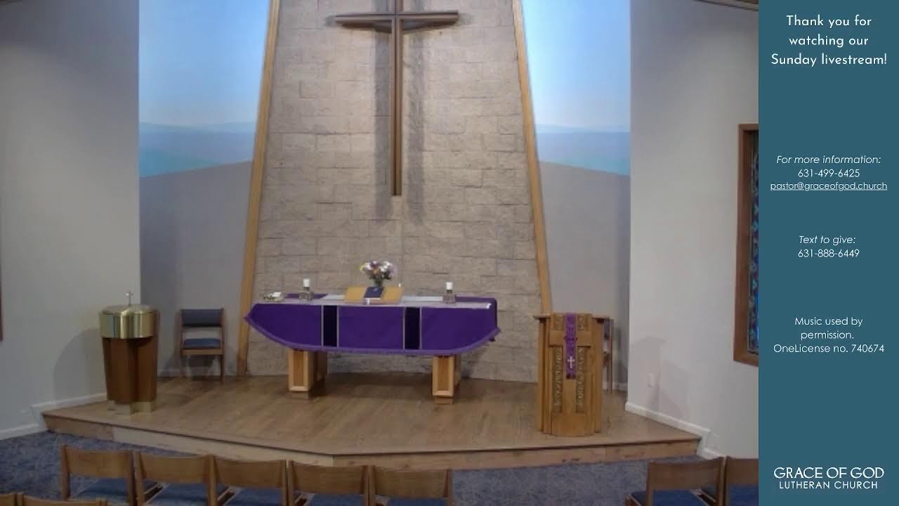 Grace of God, Dix Hills Live Stream