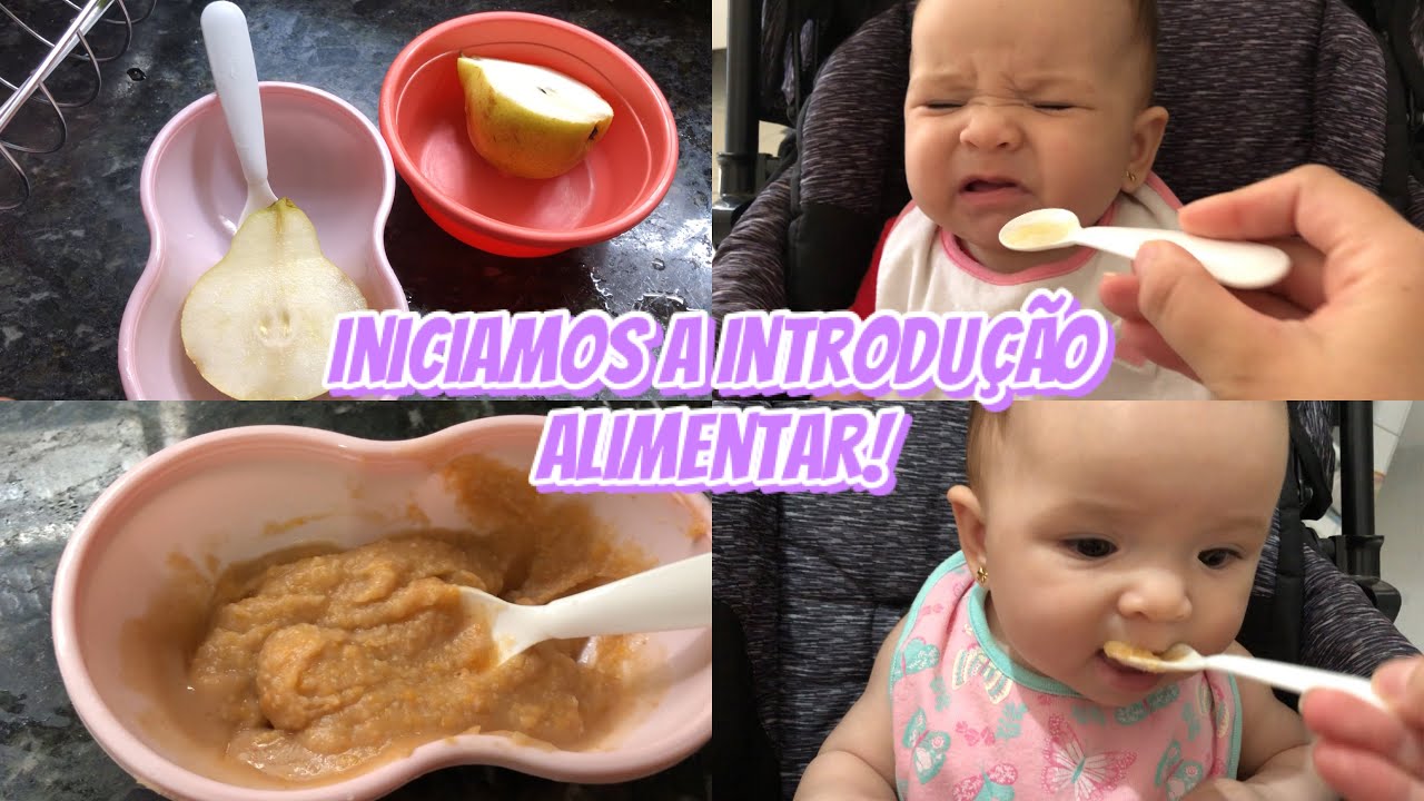 PRIMEIRO DIA DA INTRODUÇÃO ALIMENTAR DA HELENA * não foi nada fácil*