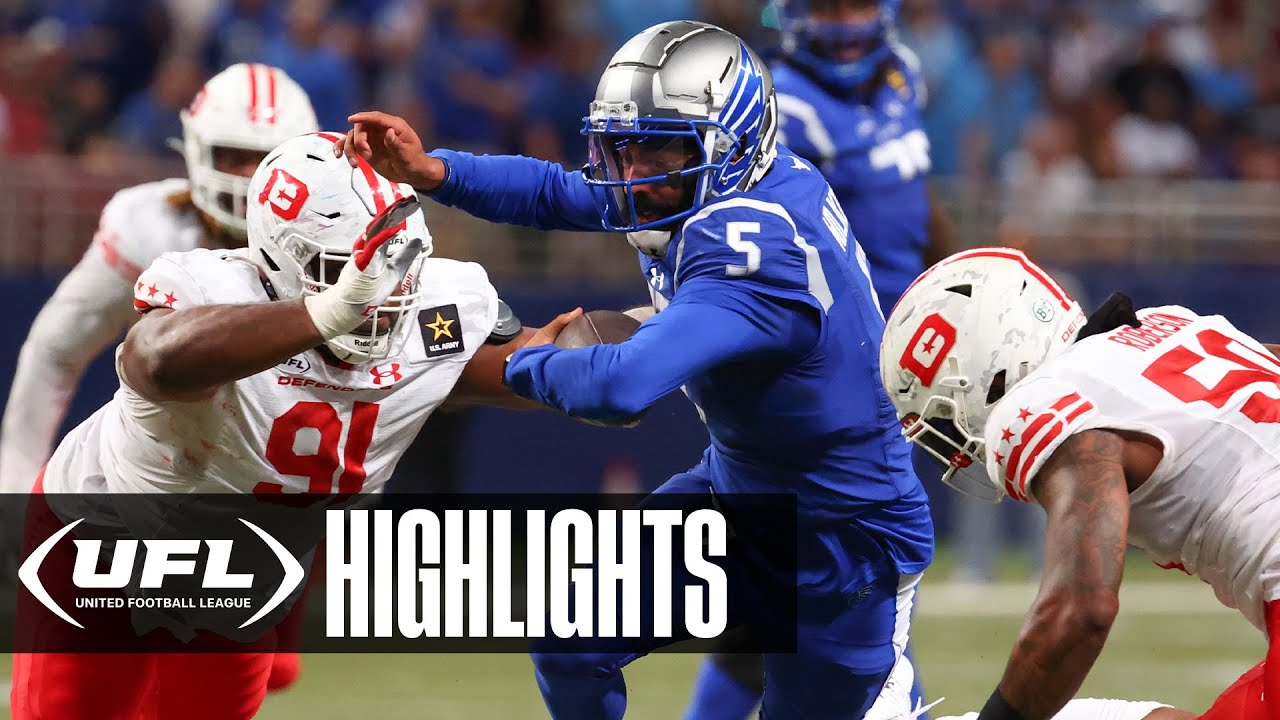 DC Defenders vs. St. Louis Battlehawks Extended Highlights | United Football League