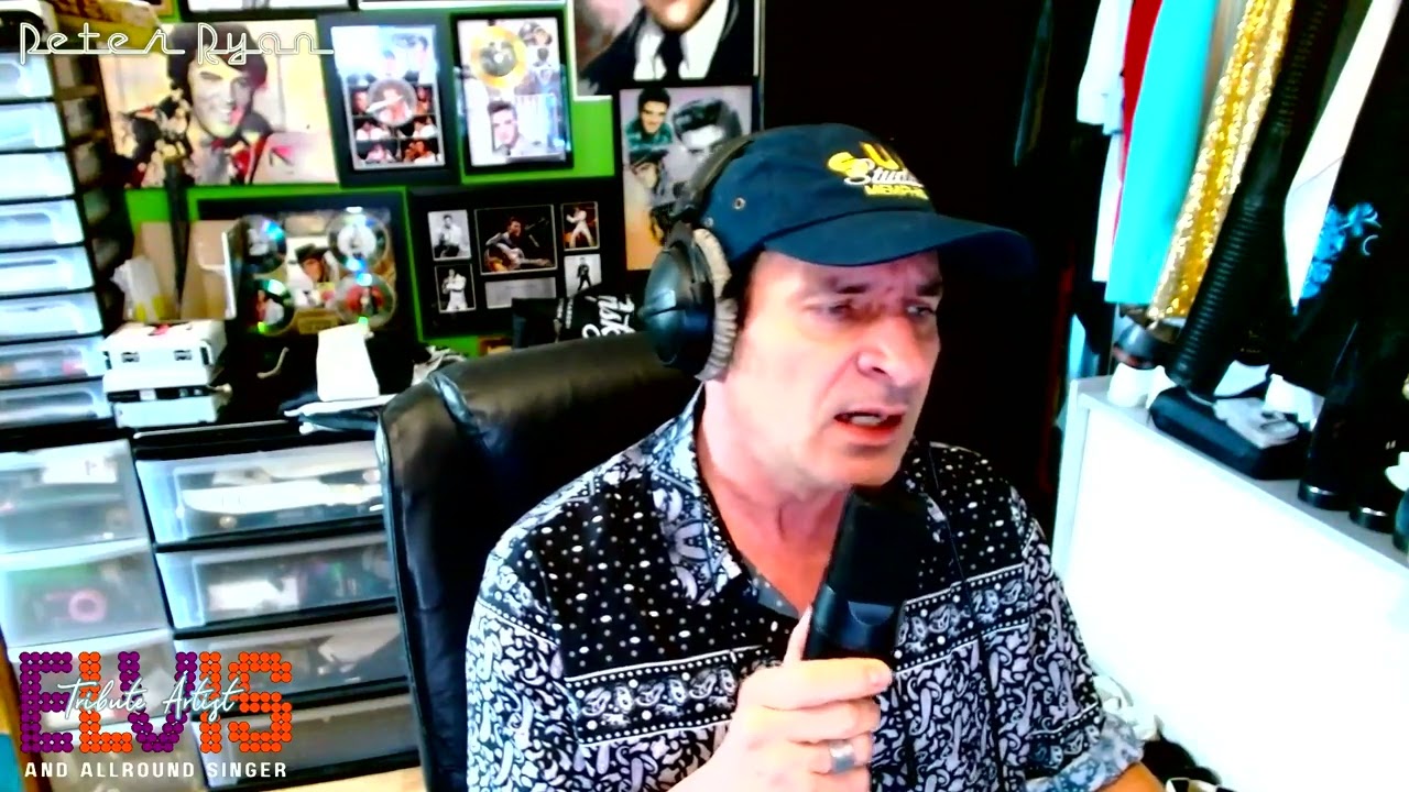 Peter Ryan sings: SHE'S NOT YOU (test video#5 with new computer equipment)