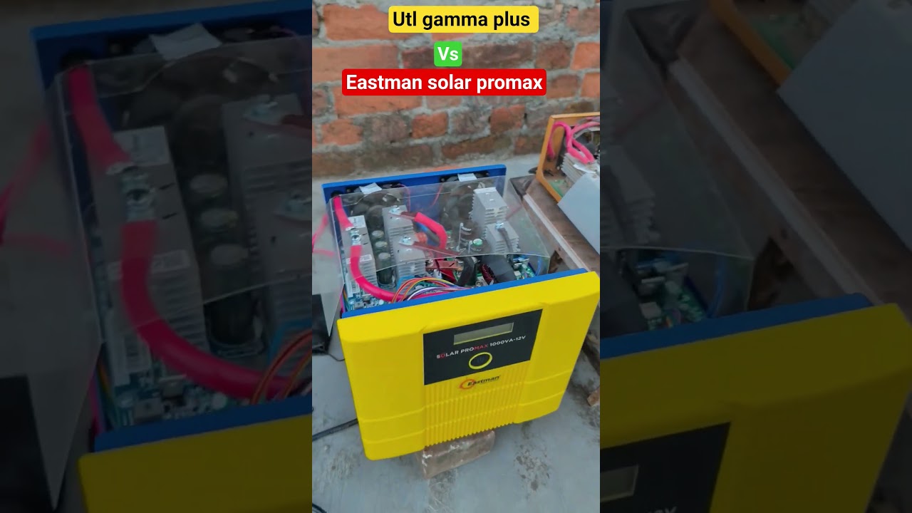 Utl gamma plus 1kva 12v Vs eastman solar promax 1000va 12v #utlsolar  #eastman