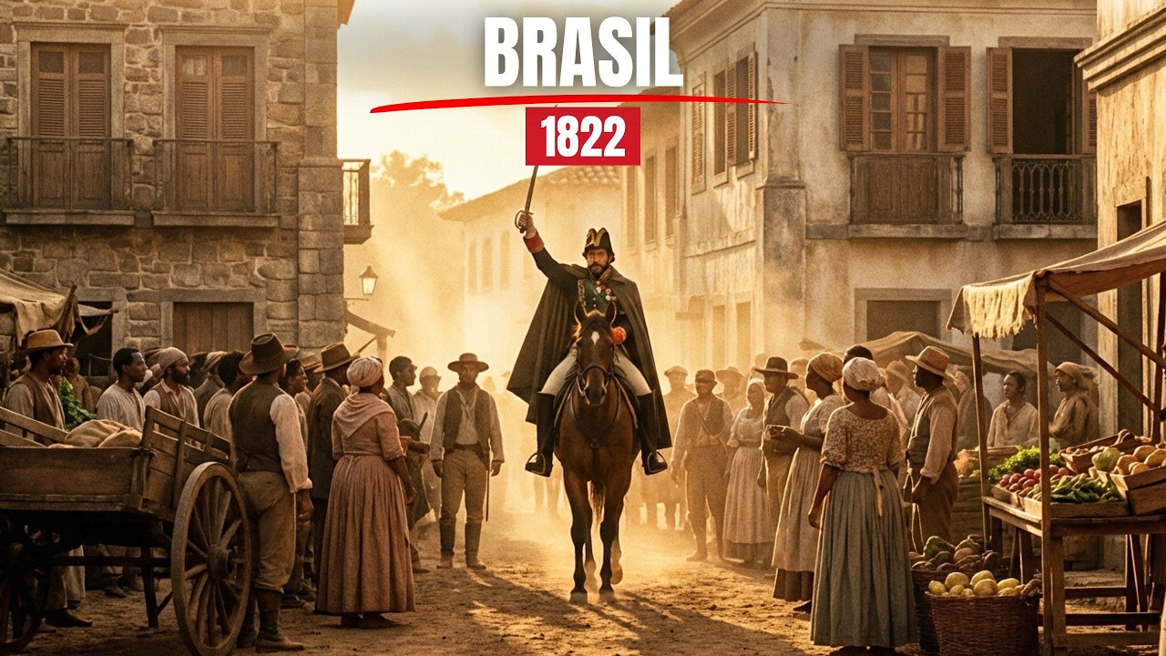 Como era viver no Brasil em 1822 | Quando Dom Pedro proclamou “Independência ou Morte” (Com IA)