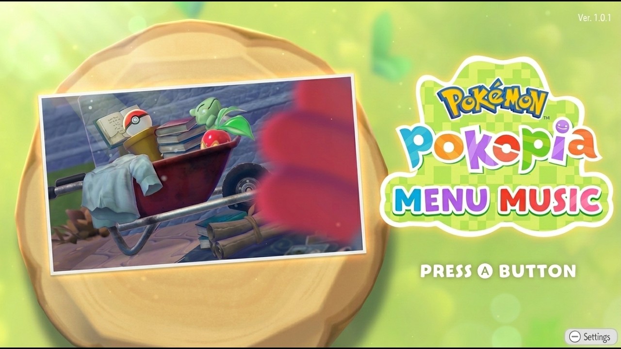 Pokémon Pokopia Menu Music (1 Hour Loop) | Relaxing Gaming Ambiance