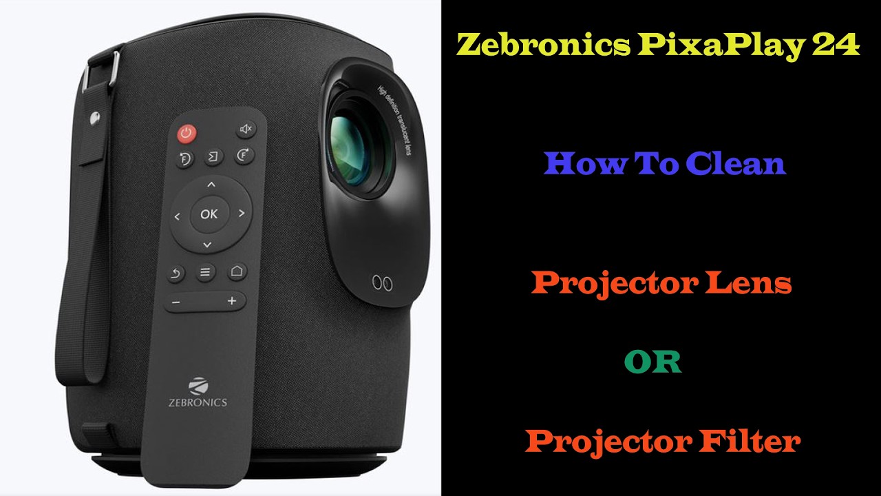 How To Clean Zebronics PixaPlay 24 Projector #projector #zebronics