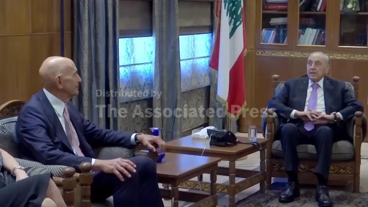 U.S. special envoy Tom Barrack holds meetings with Lebanese leaders in Beirut