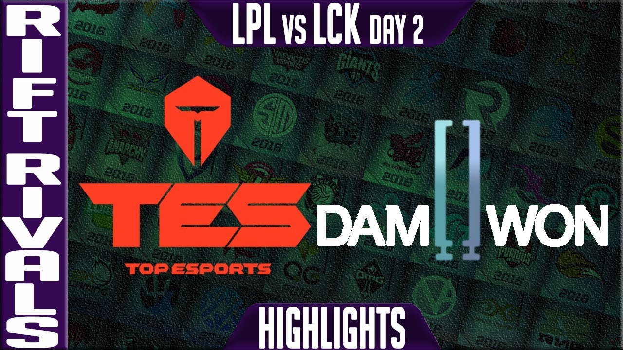 TES vs DWG Highlights | Rift Rivals 2019 LPL vs LCK Groups Day 2 | Top Esports vs Damwon Gaming
