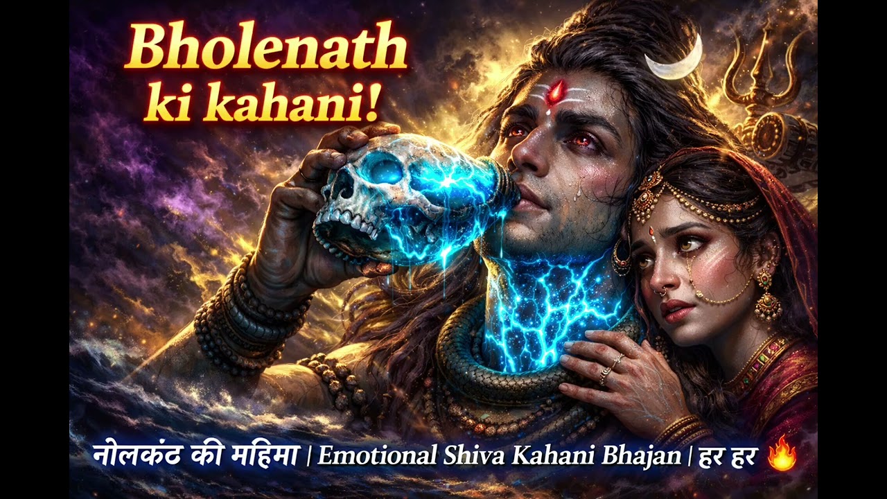 नीलकंठ भोलेनाथ |Emotional Shiva Bhajan Kahani | Neelkanth Mahadev Story | Har Har Mahadev 🔱