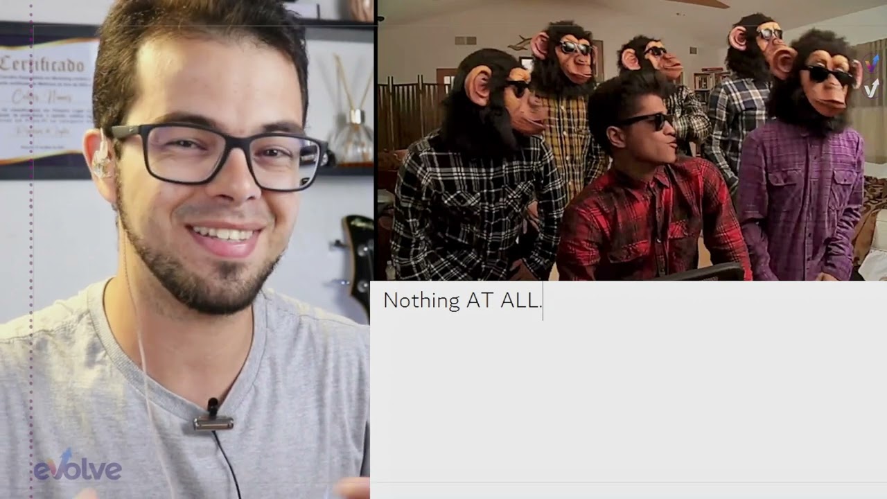 Aprendendo inglês com músicas! Bruno Mars - Lazy Song | Teacher Celles