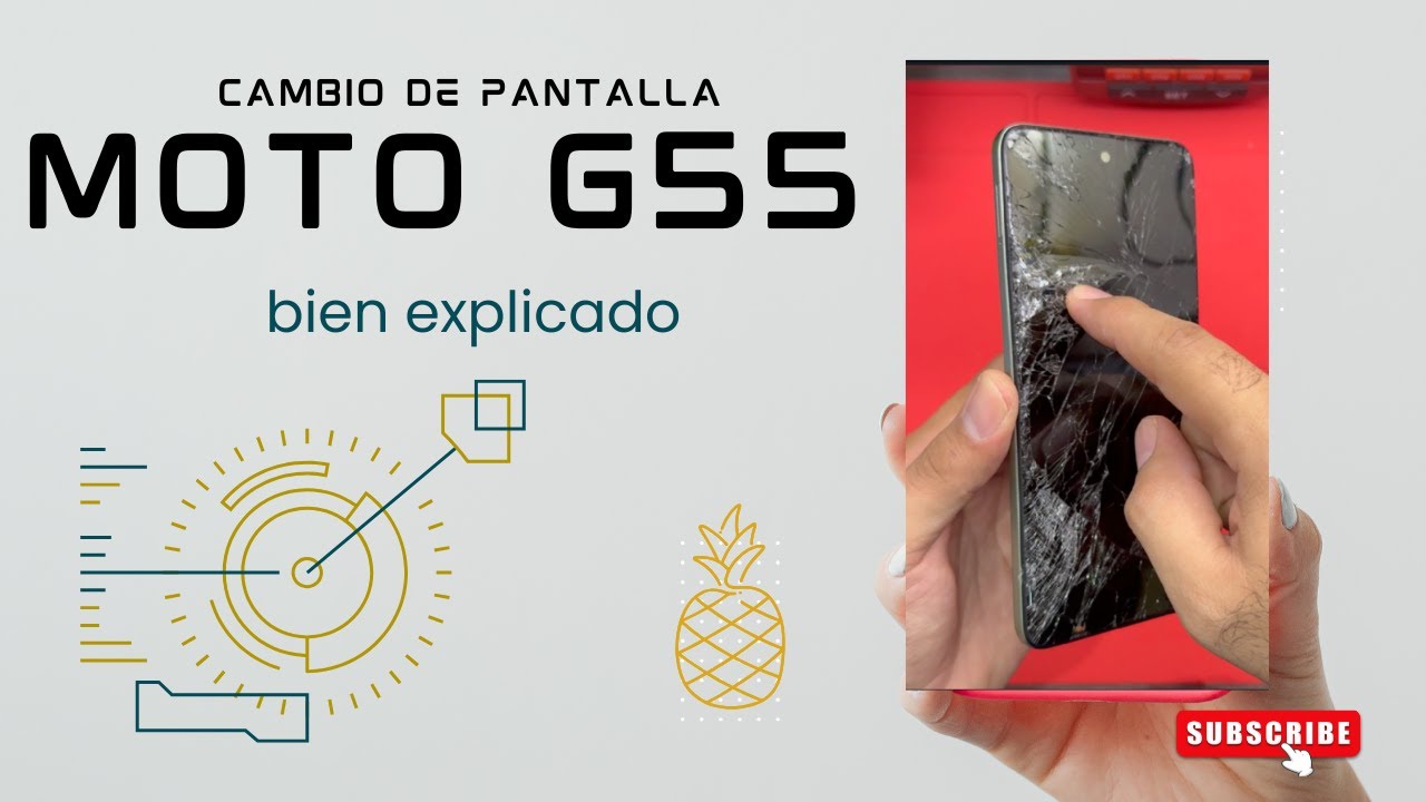 COMO CAMBIAR PANTALLA MOTO G55 5G