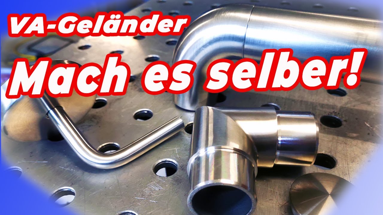 So einfach baust Du perfekte Edelstahl Geländer! in Profi Qualität
