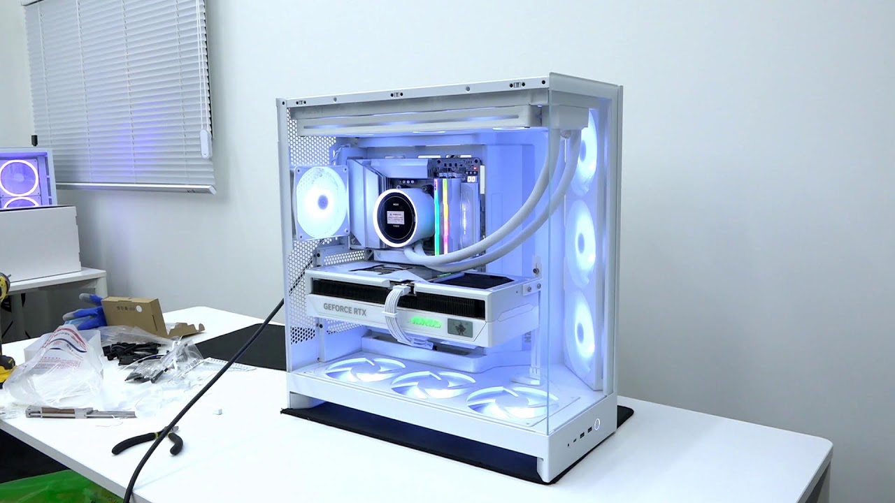 9850X3D + RTX5090 + NZXT H9 화이트 PC 조립 / 컴퓨터견적