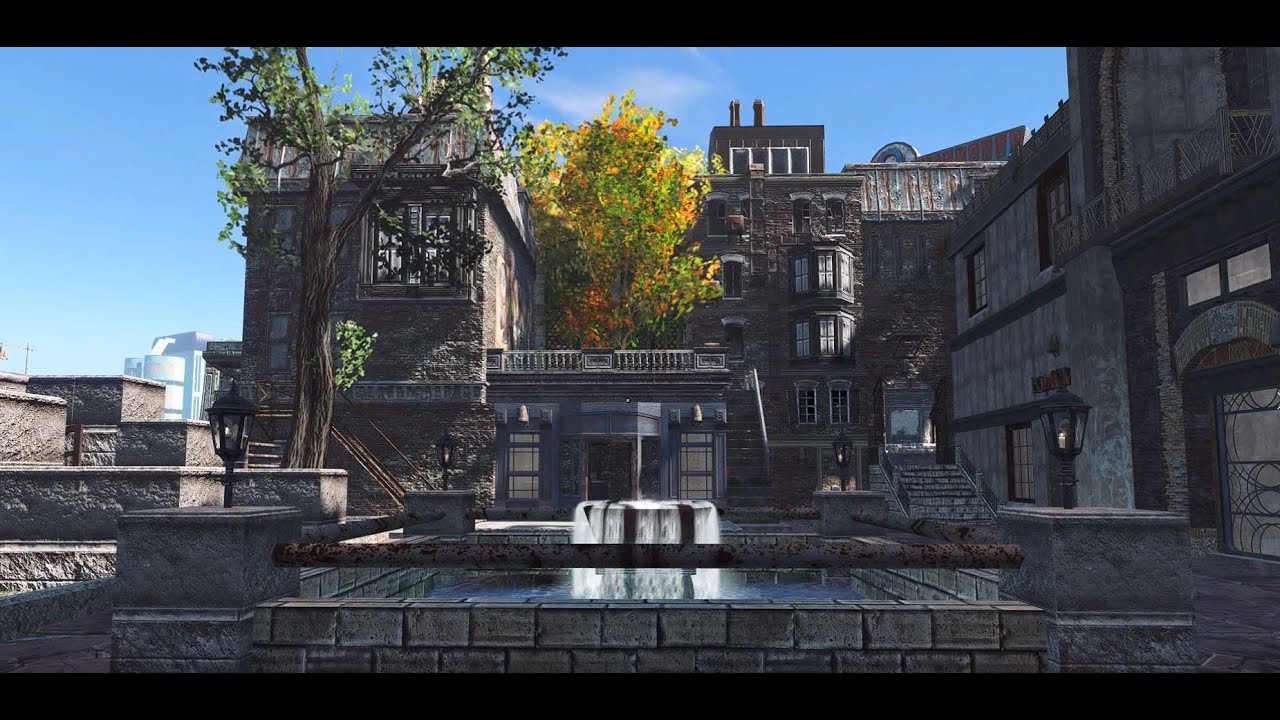Hangman's Plaza - Fallout 4 Settlement Mod