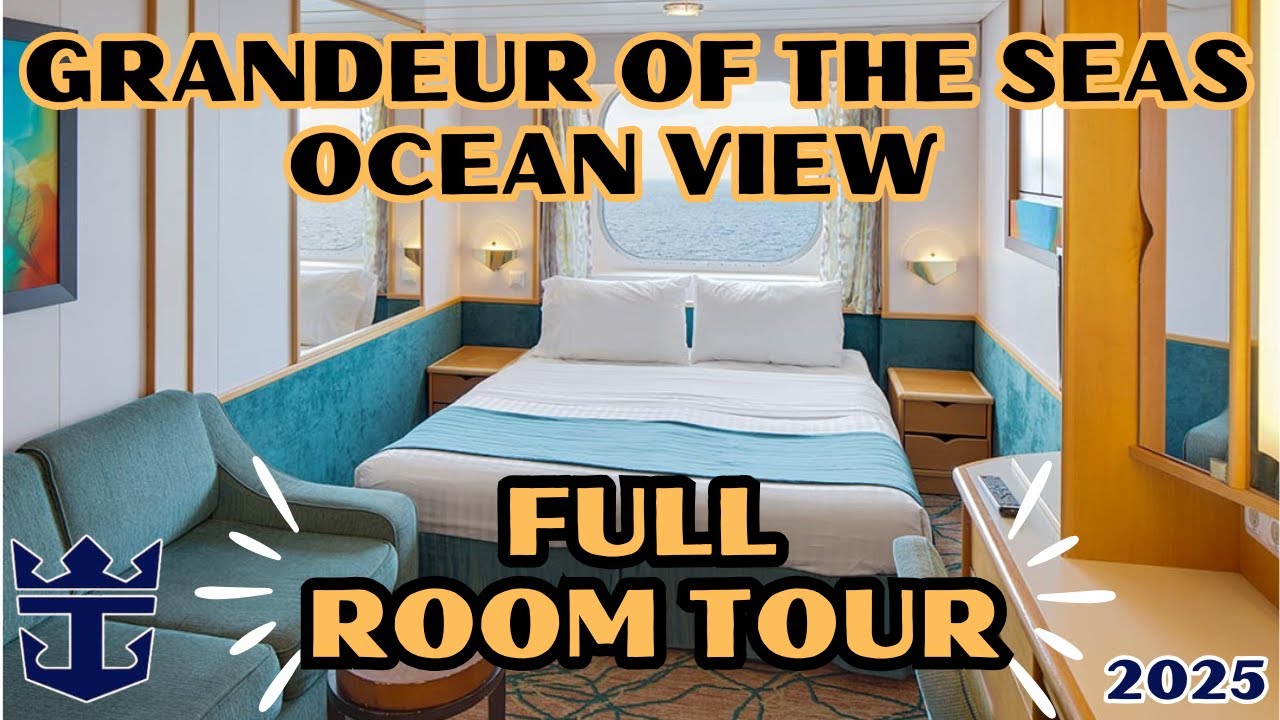 Grandeur Of The Seas OCEAN VIEW Room Tour | FULLY Narrated & ALL Details- How's Royal's OLDEST Ship?
