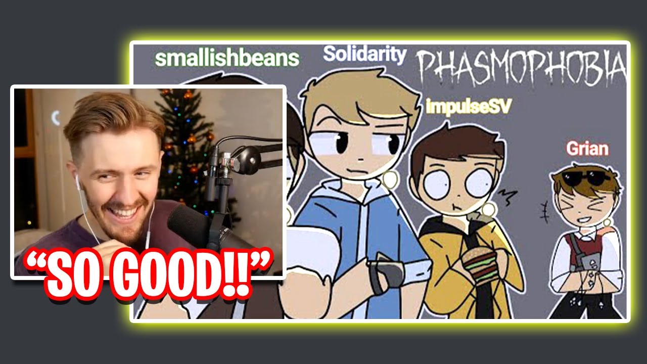 Solidarity REACTS To "The Noobs and ImpulseSV Played Phasmophobia Animatic"