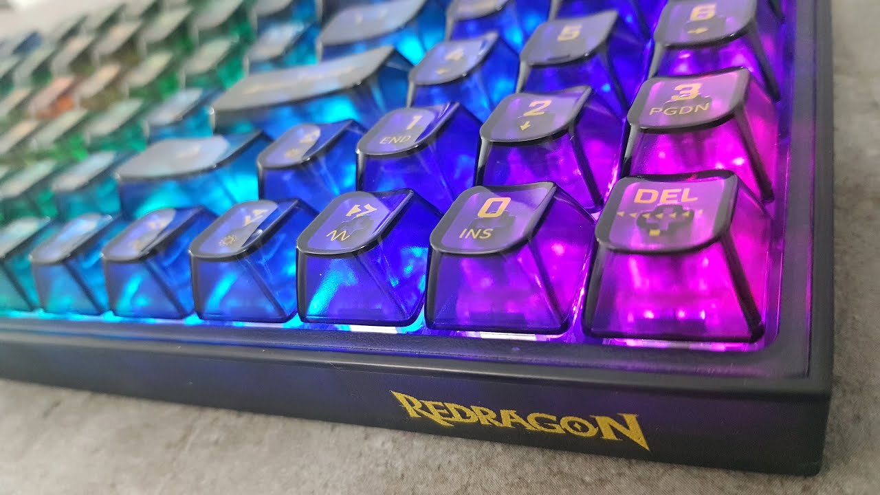 Redragon K658 IRELIA PRO Unboxing & Test Asmr
