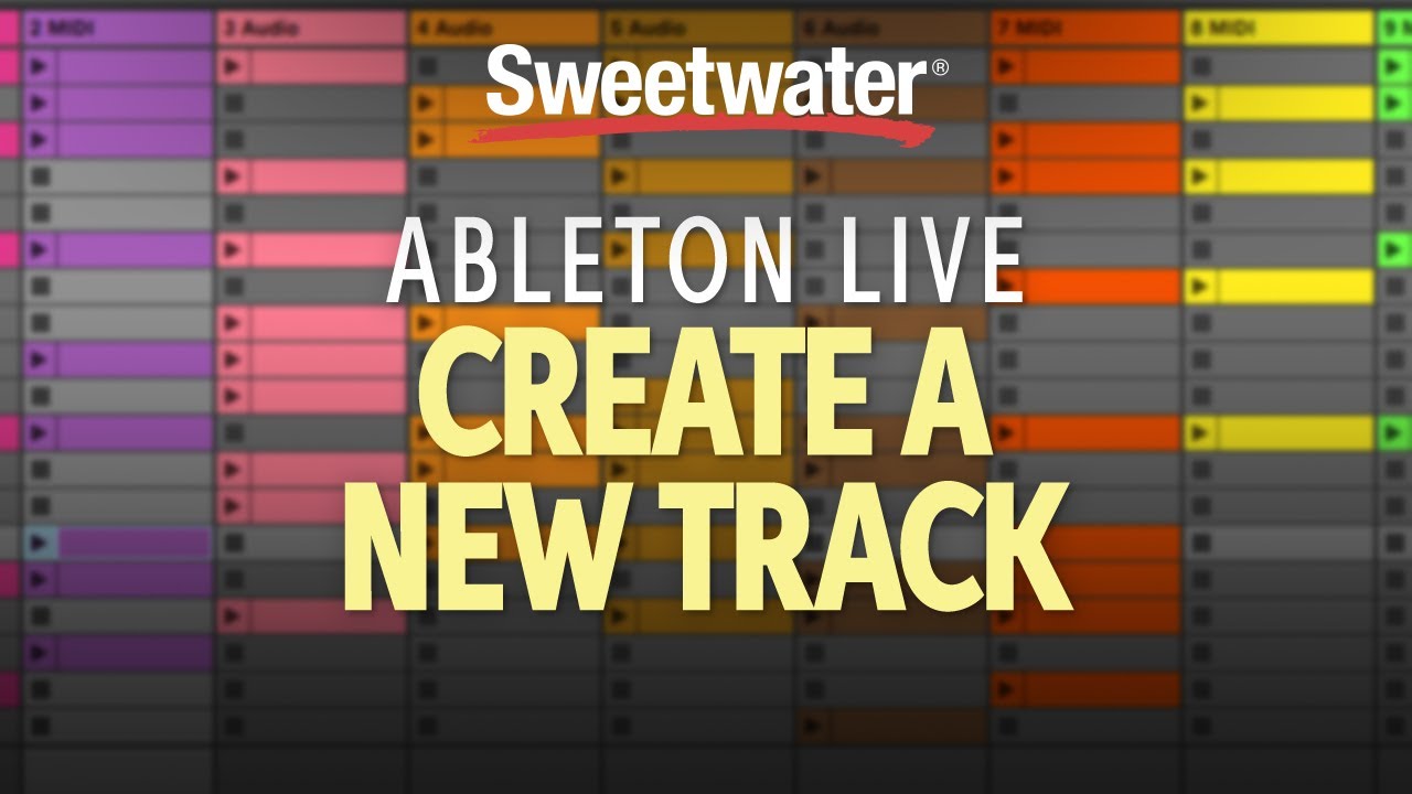 How to Create a Track in Ableton Live DAW Software