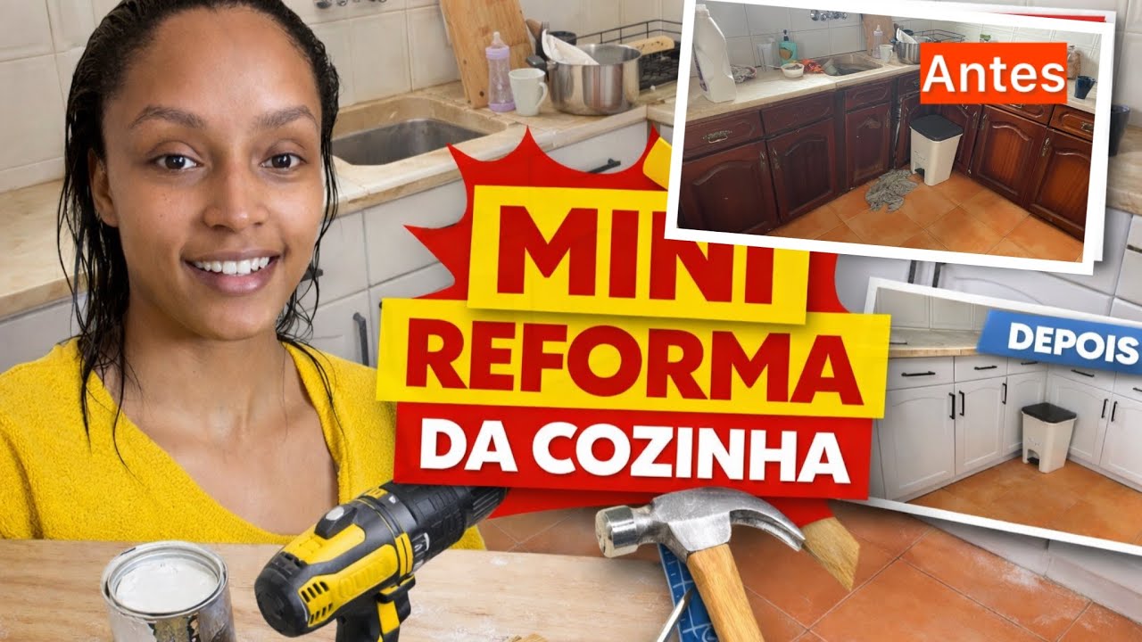 Reforma na Cozinha não saiu como planejado/ Bolo de chocolate/dia de sol🇧🇷🇵🇹