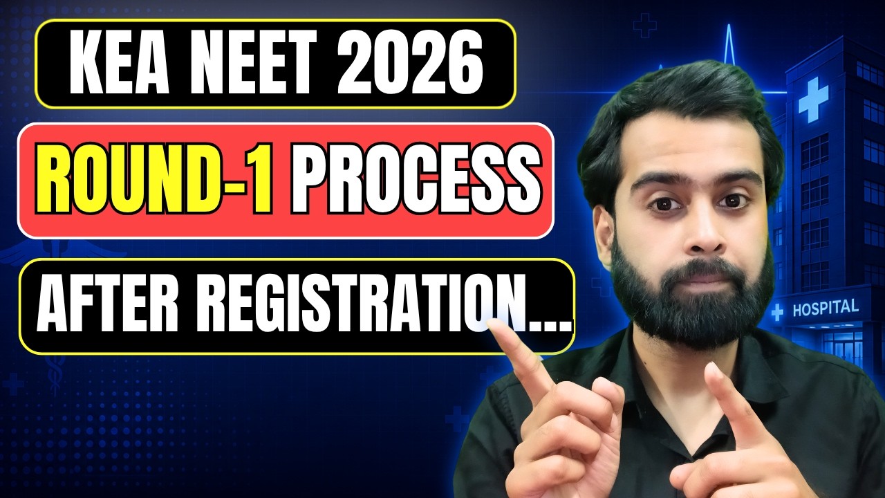 Karnataka NEET 2026 Registration Complete? Round 1 Process Explained