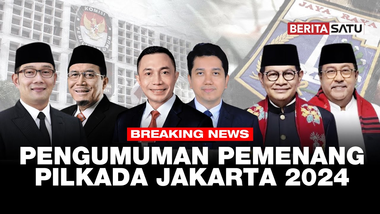 🔴 Breaking News | KPU Tetapkan Pemenang Pilkada Jakarta 2024