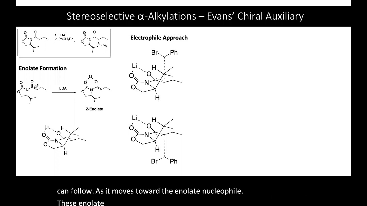 Stereocontrolled alpha Alkylation