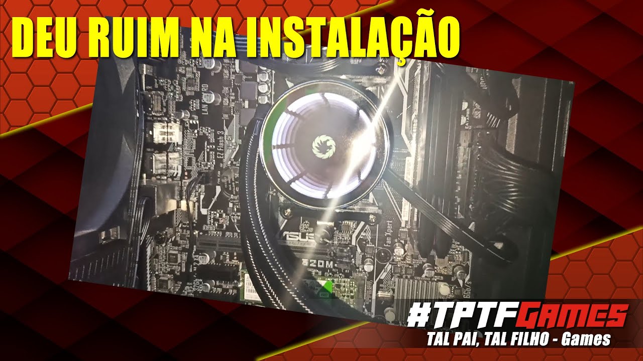 Vlog EP13 | DEU RUIM | Montei o Water Cooler no PC do Gu (GameMax Ice CHill 240 ARGB)